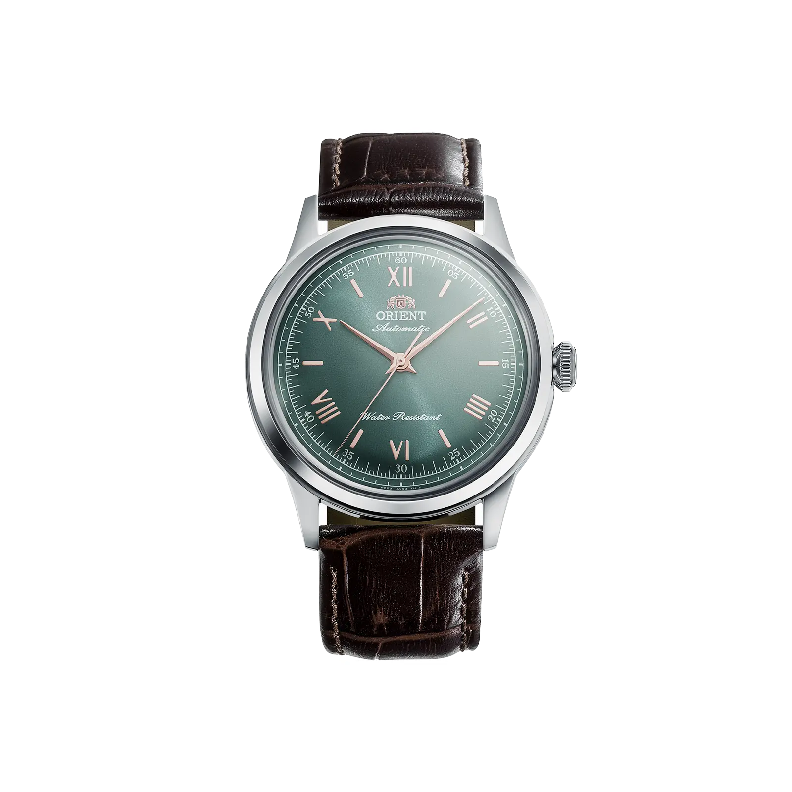 Orient Bambino No Date | 38.4mm Automatic / Hand-Winding Dress Watch | Domed Mineral Crystal | Green Dial | , RA-BB0001E30B