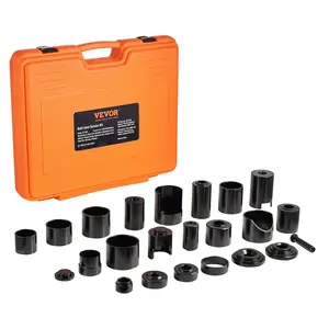 【fathersdaygift】VEVOR Ball Joint Press Kit, 25 pcsTool Kit, C-press Ball joint Remove and Install Tools, for Most 2WD and 4WD Cars, Heavy Duty Ball Joint Repair Kit for Automotive Repairing