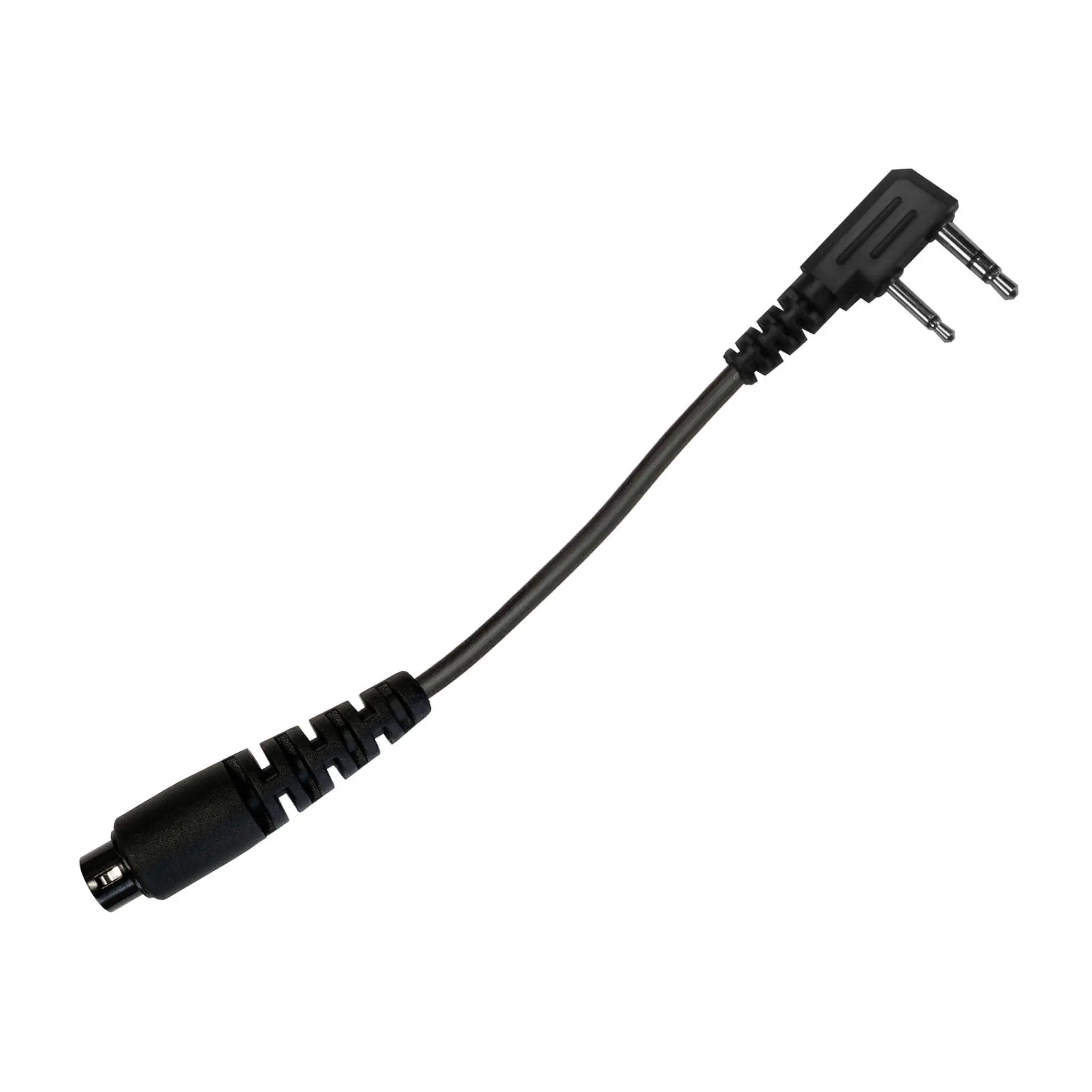 Radio Adapter With Quick Disconnect (Hirose) Connector for Mic/Earpiece - All Kenwood TK & NEXEDGE (NX) 2-Pin, Baofeng, BTECH, Rugged Radios, Diga-Talk, TYT, AnyTone, Alinco, Relm/BK Radio, Quansheng, Wouxon, Retevis