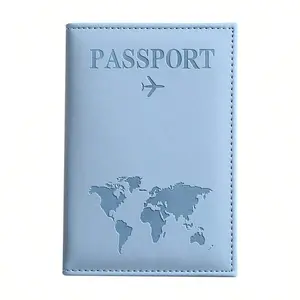 Passport Holder Ultra Slim Passport Wallet PU Leather Passport Cover for Women and Men