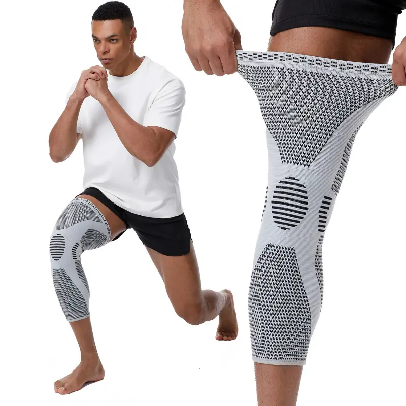 Outdoor sports knee brace for running and fitness, specialized knitted knee joint support, pressurized, breathable, sweat-absorbing sports protective gear, Knee Compression Sleeve, Compression Knee Sleeves, Runners Knee Brace