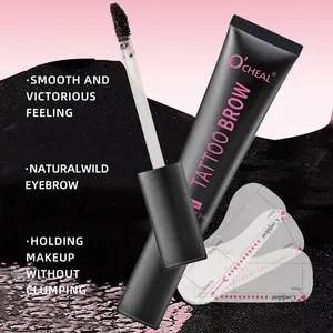 【Beginner Peel-Off Eyebrow Gel Template Set】Easy Peel-Off Eyebrow Gel-Waterproof &Sweatproof, Long-Lasting , Film Forming, Medium Coverage for All SkinTypes|3-Day Semi-Permanent Makeup | Easy to Remove | Natural and Defined Look|Christmas & New Year gifts