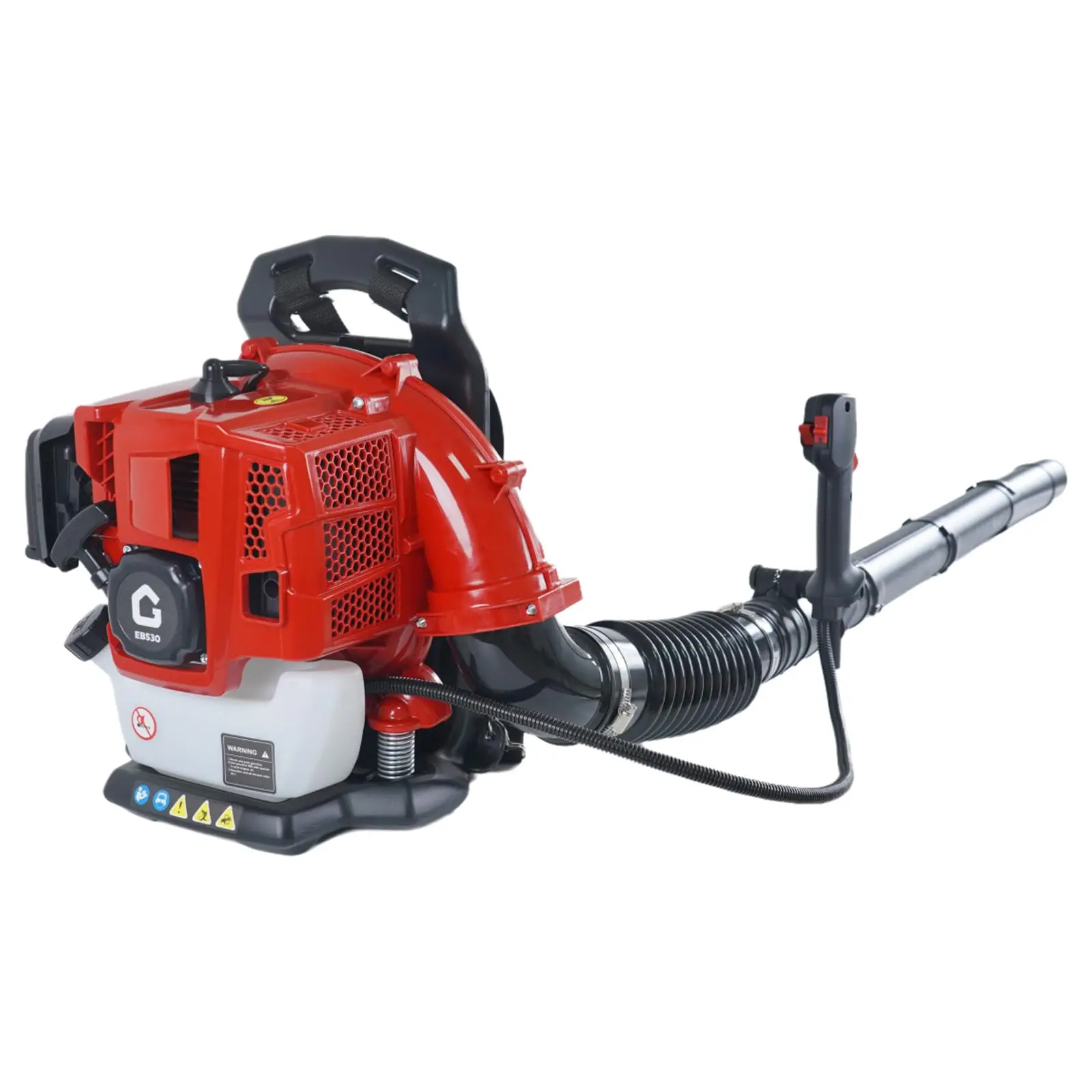 PIONEERWORKS professional Backpack Leaf snow Blower, 52CC 2.2HP Gas, 2-Stroke, 780 CFM 270 MPH - Outdoor Lawn, Garden, Debris & Snow Removal, Easy Start, Red - Red 2-Stroke Backpack Leaf Blower 52CC 2.2HP 780 CFM, 270 MPH