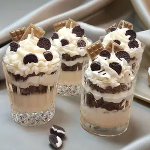 Cookies & Cream Candle – Realistic Dessert Look