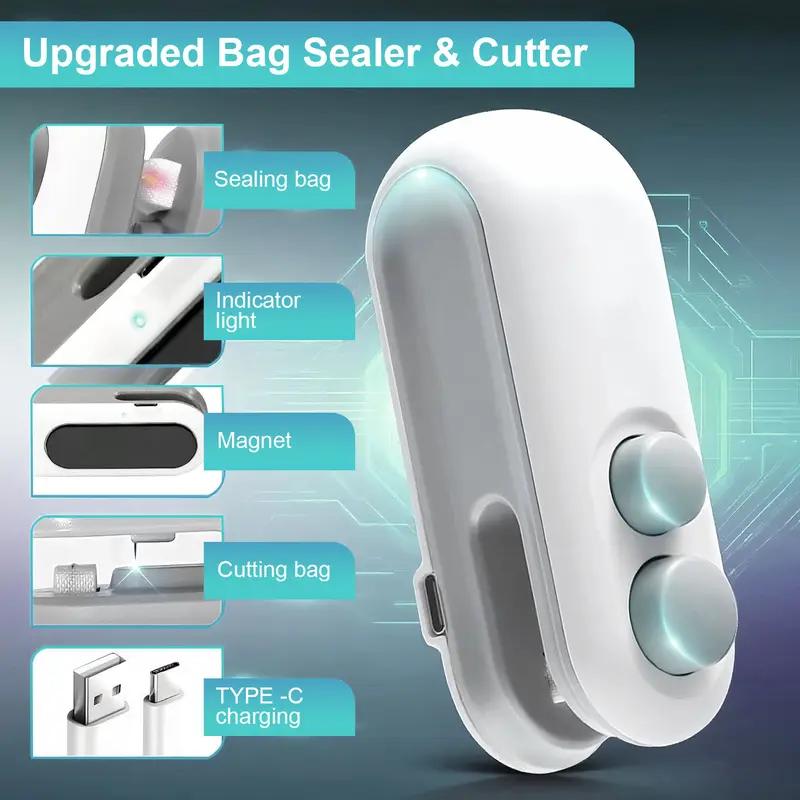 Portable Sealing Machine for Snacks & Potato Chips - Ideal for Unopened Packages - Easy Use & Efficient Sealing Solution