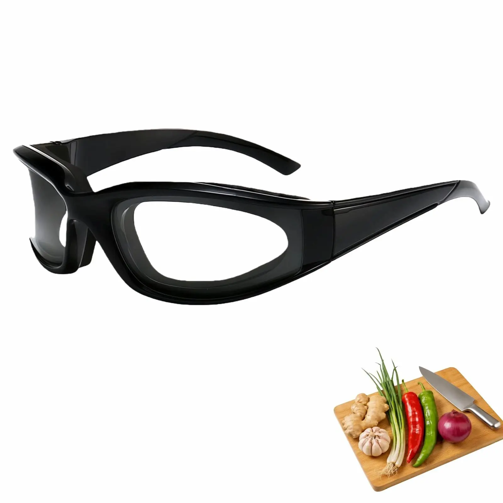 Onion Safety Goggles Anti-Fog, Windproof and Dustproof Design, Ideal for Slicing Onions, Cooking and Barbecuing, Ultra-Lightweight Eye Protection, Protective Goggles, Safety Gear