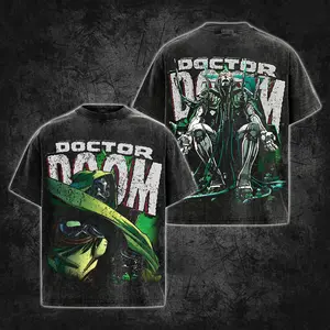 [Verse] Dr.Doom "The Masked Tyrant" Doctor Doom MCU Edition Premium Cotton T-Shirt, proudly made in the USA, Character Image Comics Fans Shirt, Dark Superhero T-Shirt, Comic Book Fans T-Shirt, Superhero Graphic Tee.