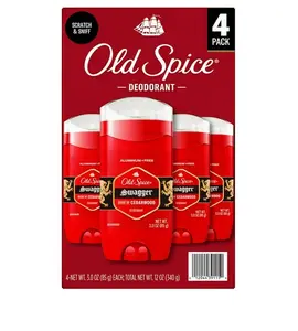 Old Spice Swagger Deodorant Aluminum Free 3 Ounce (Pack of 4)