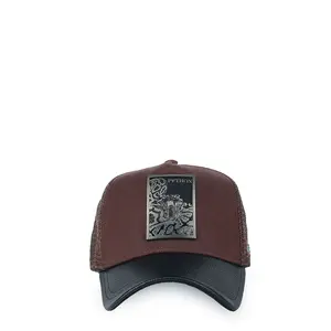 Cuadra Blue/Brown Python Cap CC118