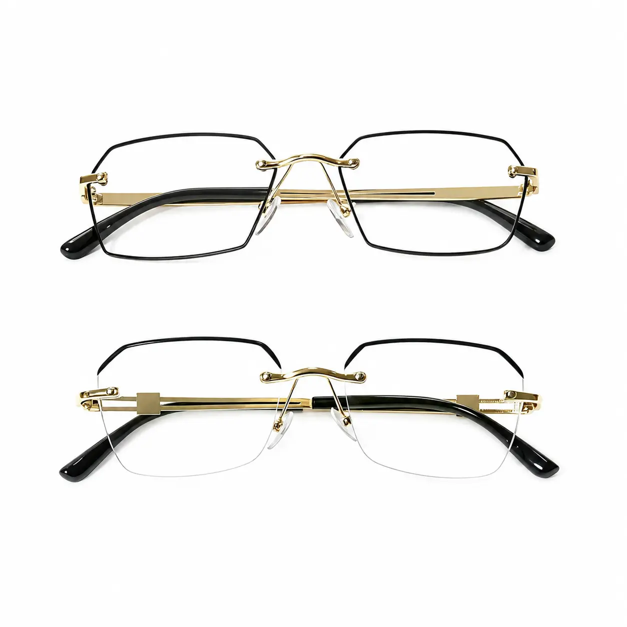Progressive Multifocal Reading Eyeglasses - High Quality Lightweight Full Rim Black Frames,  Polycarbonate Fashion Eyewear Frame, High Quality Eyewear, Photochromic, Sun Protection, Statement Frame Glasses