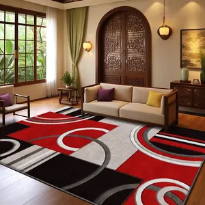 Soft and comfortable printed carpet, home decorative carpet, large living room carpet, sofa cushion, entrance mat, coffee table mat, bedroom carpet, bedside rug, suitable for various scenarios such as shopping malls, cafes, Home Decor Rugs