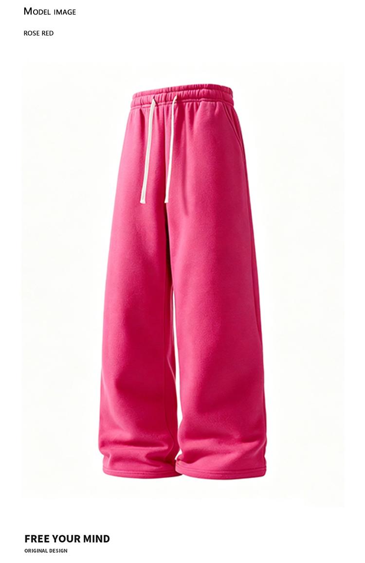 Pack of 4 men’s casual long pants featuring a drawstring elastic waistband and a loose fit for comfort and versatility. Suitable for everyday wear, leisure, sports, and fitness in spring and autumn.