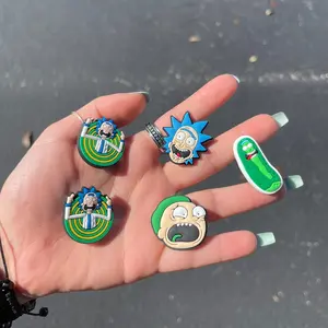 Rick and Morty croc charm - price is per charm Rick and Morty croc charm - price is per charm