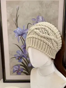 Women's Winter Knitted Headband Hair Accessory, Warm Headband for Cold Weather, Cozy Chunky Knit Headband for Ladies