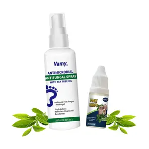 Vamy Tea Tree Oil -3.38 fl oz (100ml) | Antifungal Foot Spray for Athlete's Foot - Clinically Proven Formula with Oregano Oil - Fights Fungus, Odor & Itching, Moisturizes & Protects