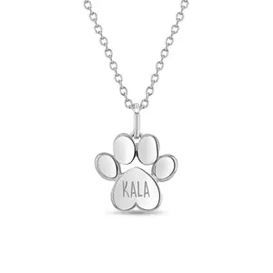 My Best Friends Paw Kids / Children's / Girls Pendant/Necklace - Sterling Silver My Best Friends Paw Kids / Children's / Girls Pendant/Necklace - Sterling Silver