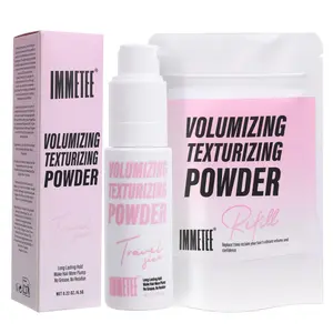 immetee Volumizing Hair Powder for Men & Women – Texturizing Styling Powder for Instant Volume, Root Lift, Oil Control & Matte Finish, Works for All Hair Types (13g Citrus)