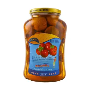 QIANBAIWEI Sweet Hawthorn Canned Fruit 24 oz - Delicious and Nutritious Snack