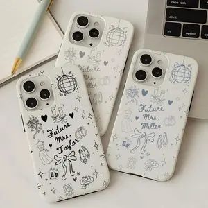 Future Mrs. Phone Case Personalized Gift Bride To Be, Custom Bride To Be Gift, Wedding Aesthetic Doodle Cover for iPhone 17 16 15 14 13 Pro Max