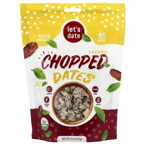 Let's Date Organic Chopped Dates, 8 oz (227 g)