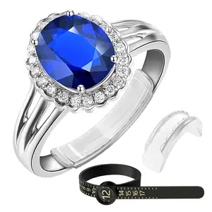 Ring Sizer Adjuster for Loose Rings, 16 Pack 8 Sizes, Ring Size Adjuster, Invisible Ring Guards for Women and Men, Ring Resizer with Measuring Tool Polishing Cloth