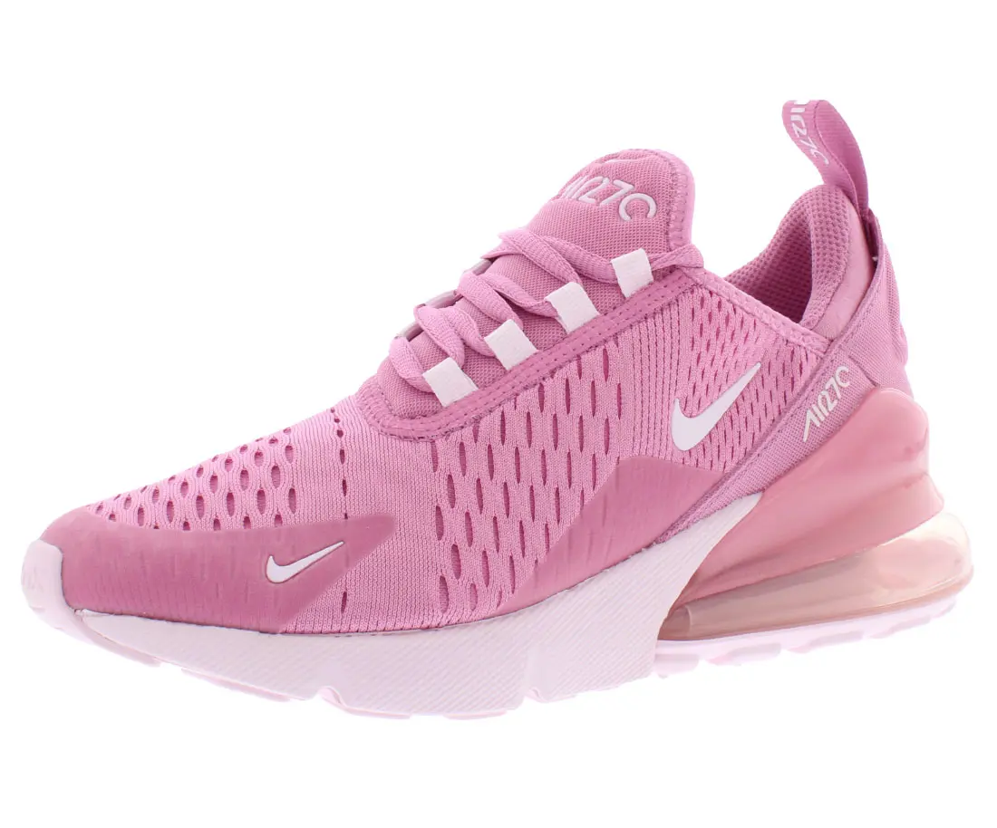 Nike Air Max 270 GS Girls' Casual Athletic Trainers, Lace-Up Trainer Sneakers, Multi-Size Kids' Sport Shoes