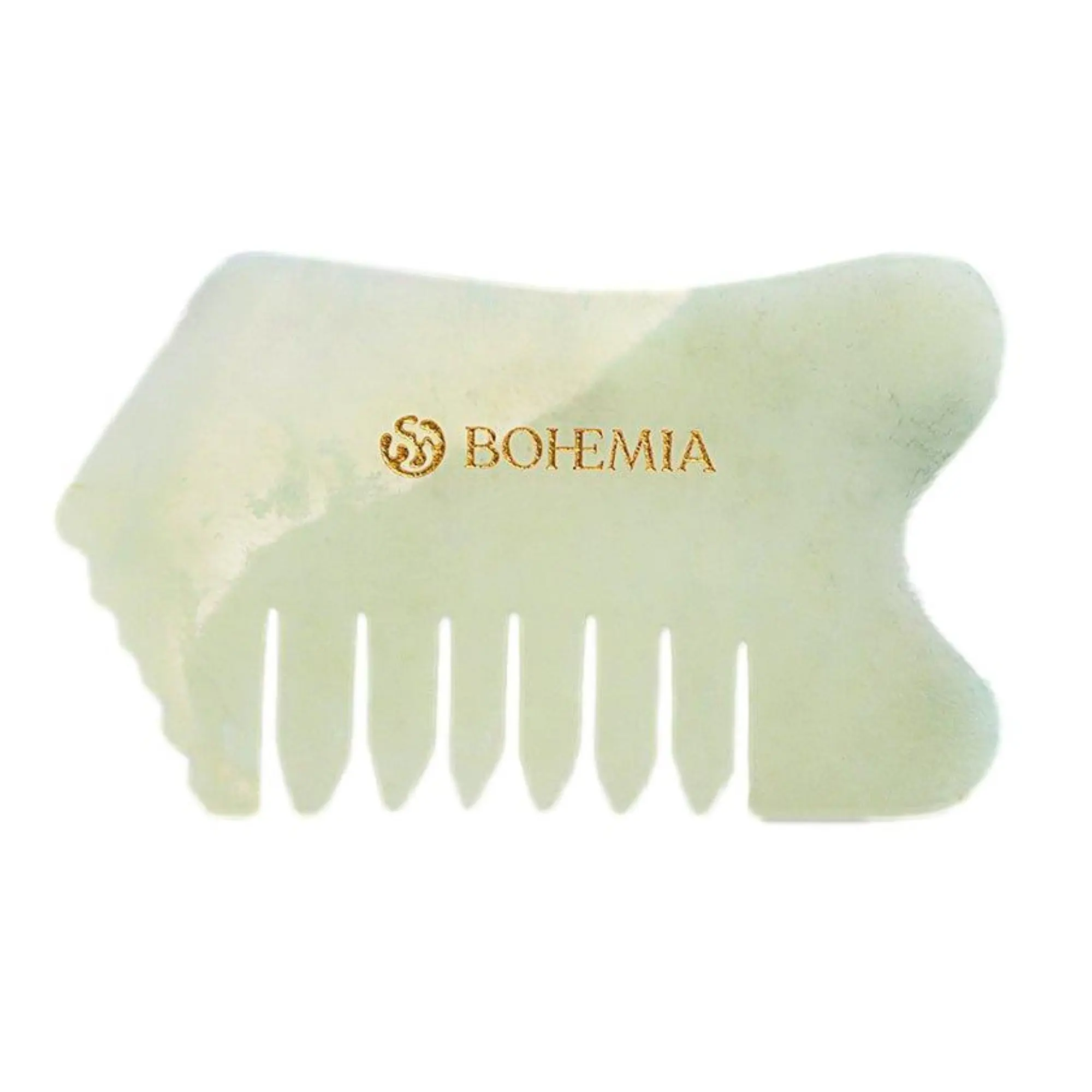 Authentic Jade Gua Sha Comb for Face & Hair Massager - Natural Skin Care Tool for Massage and Beauty Routine