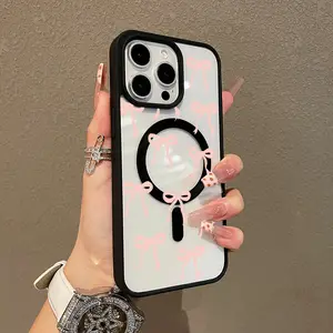 Premium Case for iPhone11/12/13/14/15/16/promax Pink bow pattern y2k cased Ready, Anti-Fall, Springtok and Ultra-Thin Design |   Perfect for Everyday Use Protector Screen Protector Aesthetic Resistance for Samsung Galaxy S24