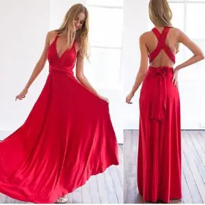 Sexy Women Multiway Wrap Convertible Dress   Versatile Design