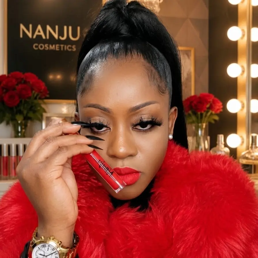 Nanju Sexy Mel Liquid Lipstick – Bold Matte Red Lip Gloss
