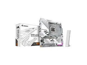 GIGABYTE B850M AORUS ELITE WIFI6E ICE AMD AM5 LGA 1718 Motherboard, mATX, DDR5, 2x M.2, PCIe 5.0, USB-C, WIFI6E, 2.5GbE LAN, EZ-Latch, 5-Year Warranty