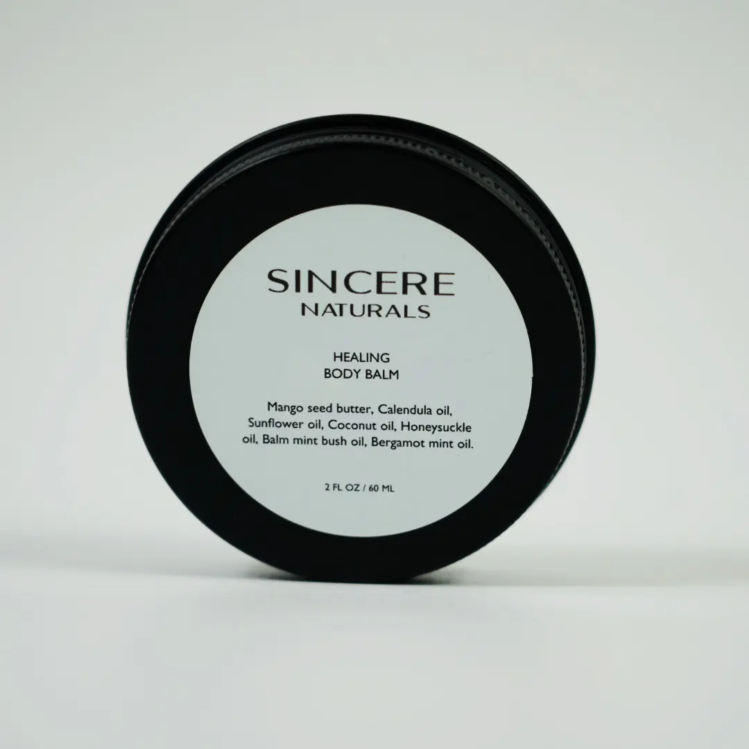 Sincere Naturals Body Balm 60 g - Healing Balm for Itchy Skin, Nourishing & Hydrating for Dry Skin Patches & Eczema, Dermatitis, Rosacea & Rashes
