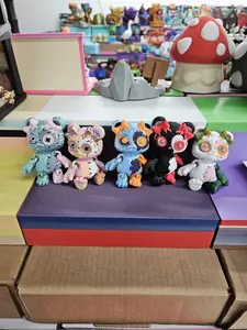 Patchwork Teddy Valentines Day Gift - Collectible Figurine