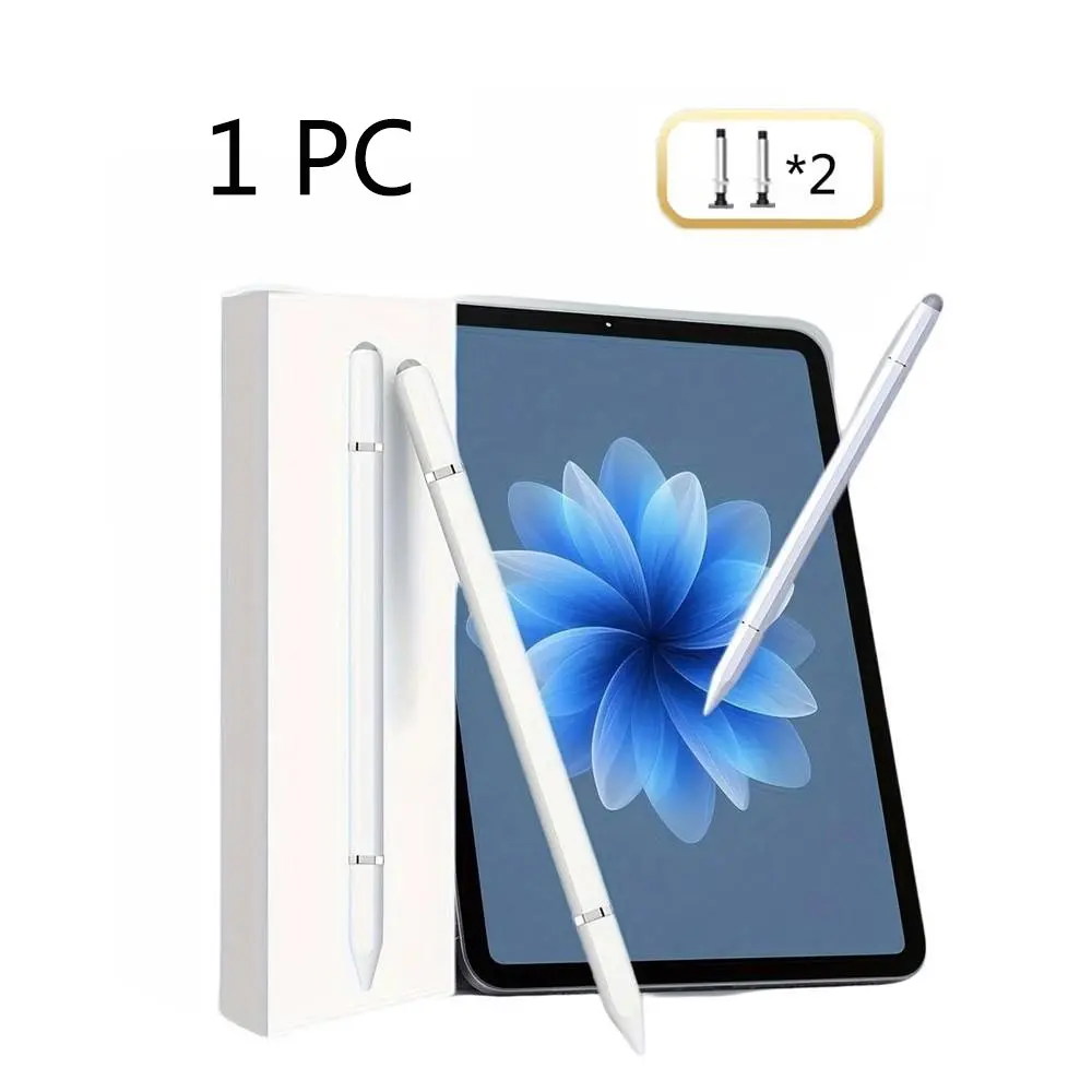 Universal Capacitive Touch Pen for Touchscreen Drawing Writing, Replaceable Tip, Compatible with Tablets Smartphones, Non-Charge Precision, Capacitive Stylus Pen, Capacitive Ipad Stylus, Tablet Styluses
