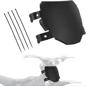 Dirt Bike Front Number Plate for Surron Sur Ron LBX Talaria Sting MX3 R MX4 XXX Super73 MX350 MX650 E-Ride Pro SR S SS 2.0 3.0 Ventus One X260 X160 Electric Pit Bike License Plate Frame