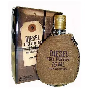 Diesel Fuel For Life Men's 2.5 oz EDT Spray Fragrance - Crispy Fresh Scent, Energizing Vibe, Star Anise Base, New in Box, Fragrances