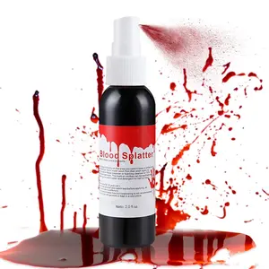 Halloween Fake Blood Spray,Washable Fake Blood for Clothes Face,Realistic Fake Blood Makeup for Halloween Fake Blood Sfx Makeup Zombie Vampire Makeup,Vegan Cruelty-free