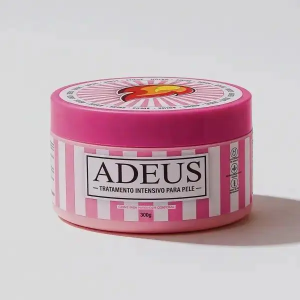 ADEUS Multifunctional Body Cream - 10.56oz Firming & Moisturizing Brazilian Intensive Body Care Treatment with Caffeine+Arnica, Ginseng, Uterine Warming, Skin Texture Improvement & Antimicrobial Silicone Scrubber