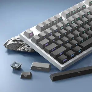 Pbt Keycap Set 130+, Oem Profile Gradient Color, Side-Printed Translucent Keys, Mx Switch Compatible, Custom Mechanical Keyboard Parts, Gaming Keyboard Accessories