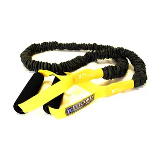 FitCord Single Bands: 4' or 6' Exercise Band with Padded Handles