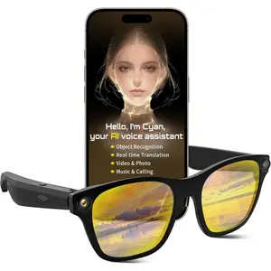 Innovative  Glasses,2026 -Edge AI  Camera Glasses,AI Voice Assistant,Object Recognition,100+ Languages Real-time Translation,Support Video Photo  Calling,Wearable Tech for Men Women