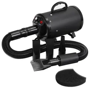Segawe 2400W Pet Hair Dryer - Low Noise Grooming Blower with Blaster Function, Portable Dog Dryer