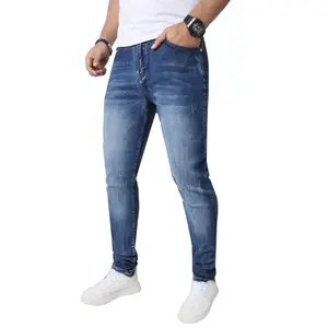 JUNBAOSS Men's Skinny Jeans Stretch Ripped Jeans for Men, Distressed Slim Tapered Leg Fashion Comfort Flex Waist Denim Pants summerwins