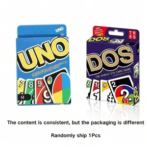 Uno Card Game by Mattel, Fun Family Party Game, Engaging Flip-Page Design, Perfect for Gatherings & Parties, Dos Card Edition, Party Cards