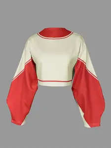 Women's Colorblock Print   Zip Up   Loose Fit Jacket Coats, Casual Fashionable Outerwear Long Sleeve   Outerwear for Daily Wear, Everyday, Ladies Clothes for All Seasons, Womenswear
