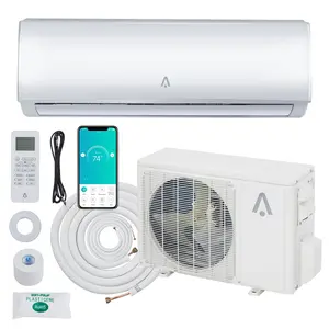 9,000 Btus Mini Split Air Conditioning/Heating System, 19 Seer2  115V Inverter Mini Split Ac for Cooling Up to 450 Sq. Ft., Ductless Mini Split Heat Pump Wall Mount White