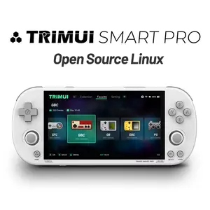 Trimui Smart Pro Handheld Game Console, 4.96'' IPS Screen, Linux System, Joystick, RGB Lighting, Retro Video Game Player, Gift