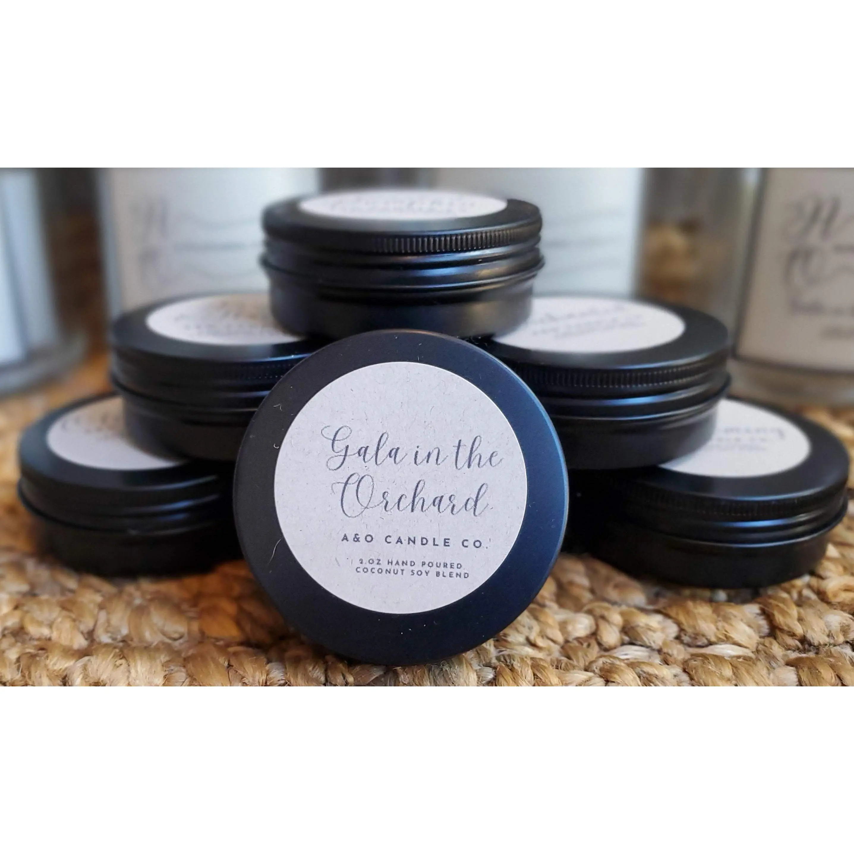 Gala in the Orchard 2 oz. Coconut Soy Blend Hand-Crafted Wood Wick Candle