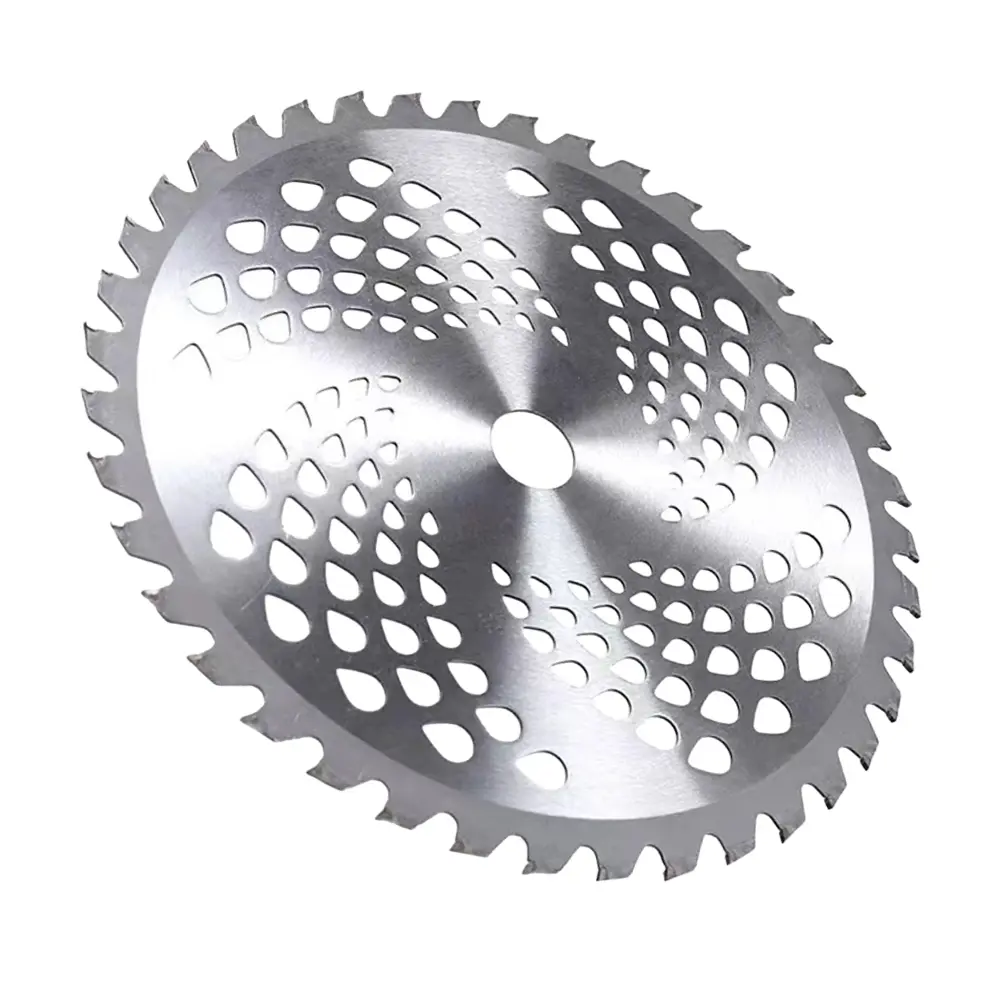 40-Tooth Alloy Brush Cutter Blade, Universal Replacement Parts for Lawn Trimmers, Heavy-Duty Garden Cutting Head with Ultra Sharp & Wear Resistant Performance, Made of High Hardness Tungsten Steel Alloy