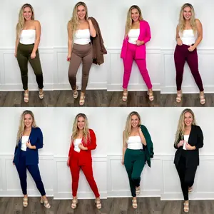 26" Inseam Dear Scarlett Big Money Moves High-Rise Cropped Bottoms - Multiple Colors